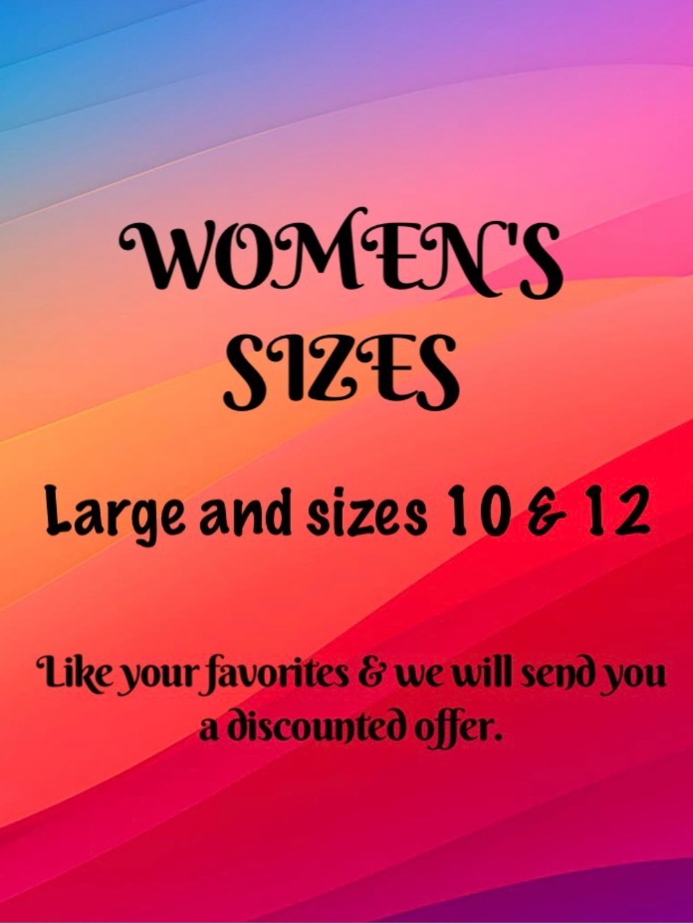 WOMENS SIZE LARGE ITEMS